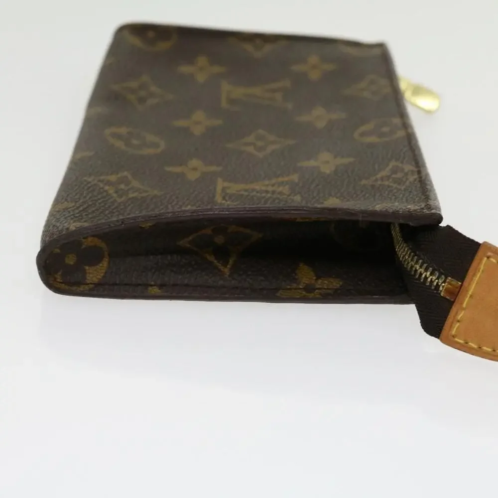 Louis Vuitton Monogram Bucket PM Accessory Pouch Brown